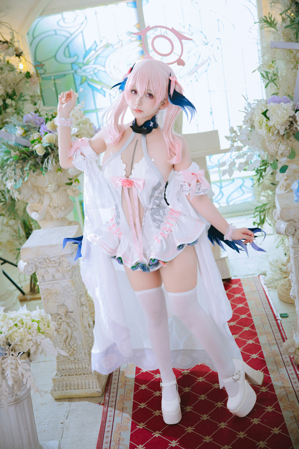 Coser@日奈娇 – 蔚蓝档案 下江小春花嫁 (27P)