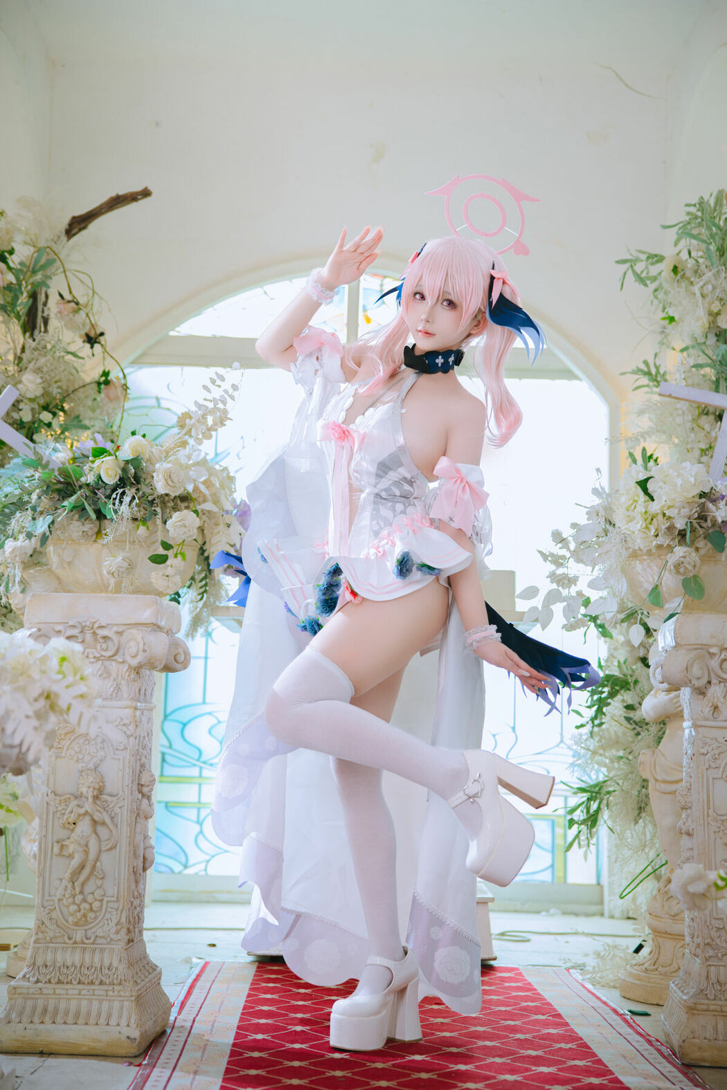 Coser@日奈娇 – 蔚蓝档案 下江小春花嫁 (27P)