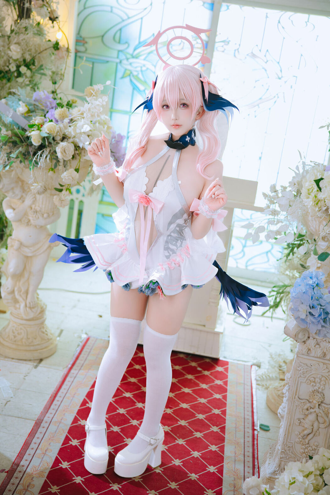 Coser@日奈娇 – 蔚蓝档案 下江小春花嫁 (27P)