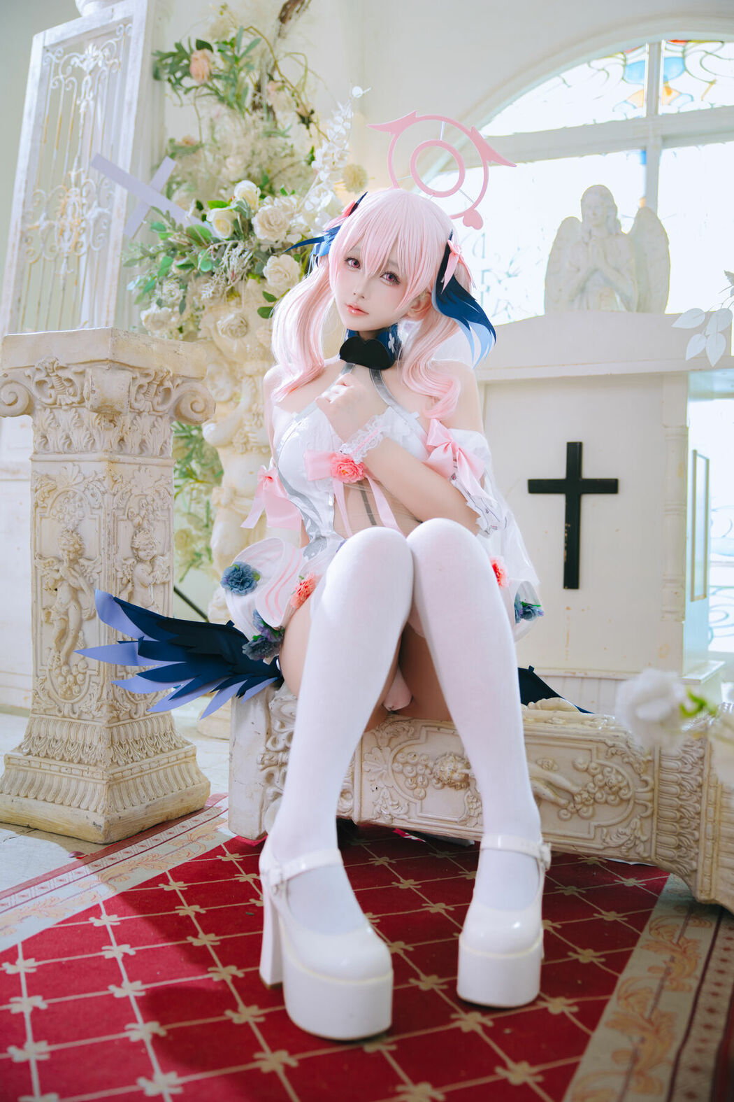 Coser@日奈娇 – 蔚蓝档案 下江小春花嫁 (27P)