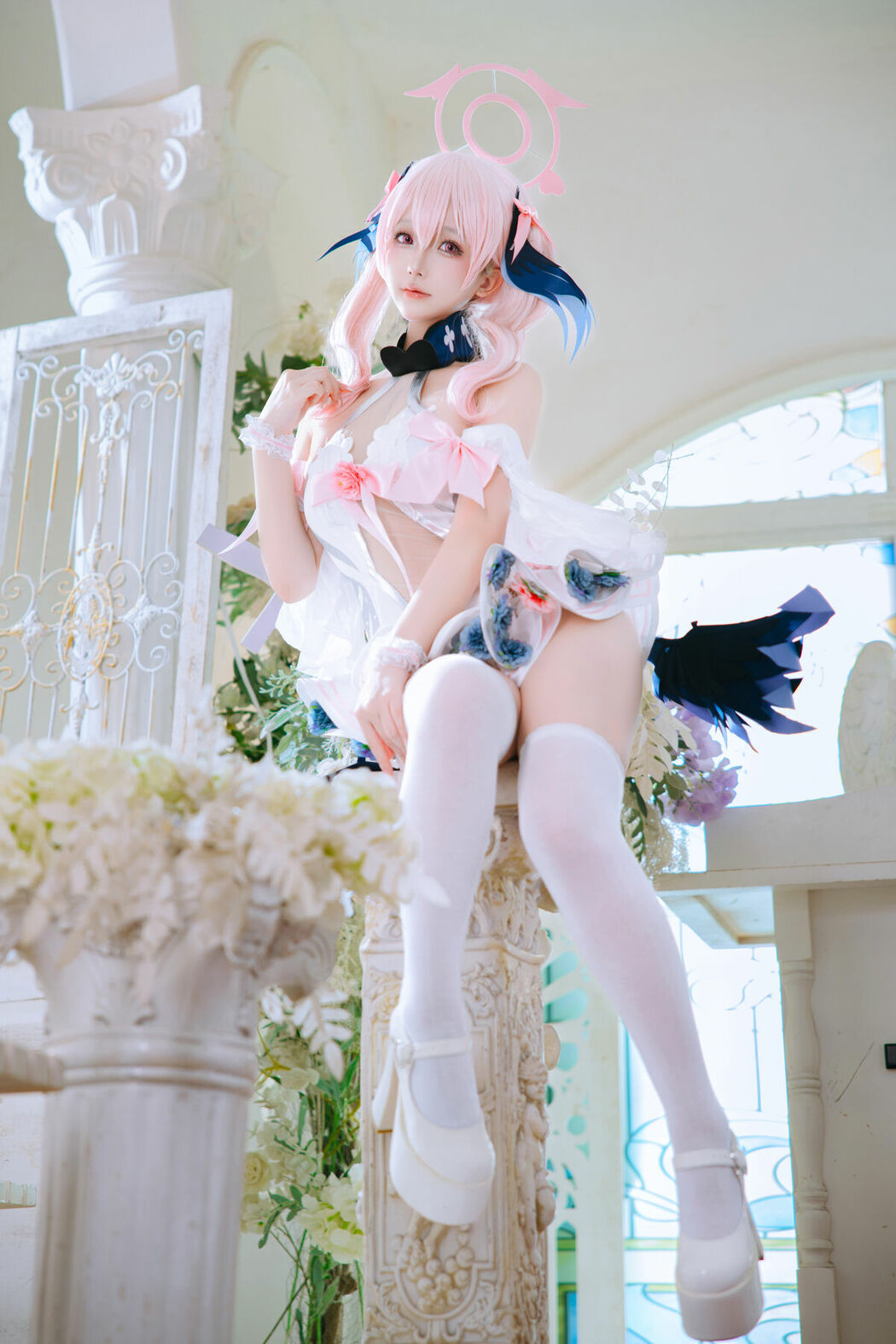 Coser@日奈娇 – 蔚蓝档案 下江小春花嫁 (27P)