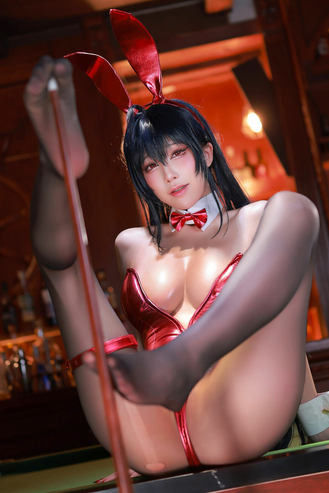 Coser@水淼Aqua – 碧蓝航线 Taihou_Bunny 大凤兔女郎 (59P)