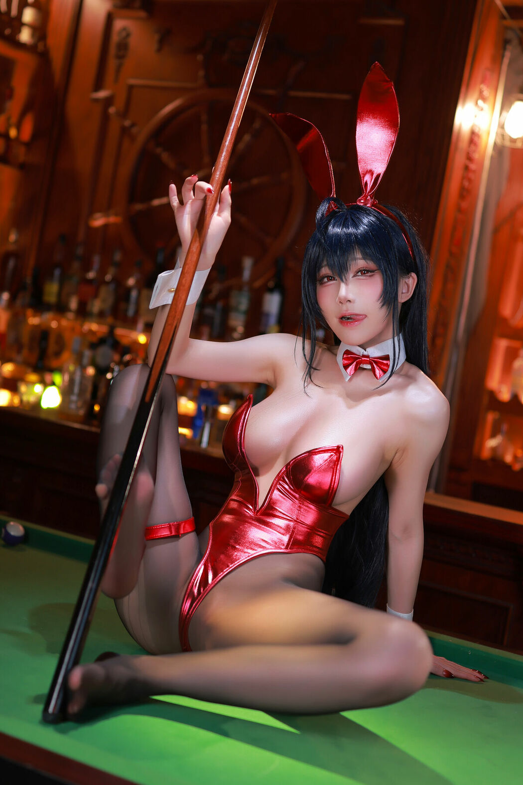 Coser@水淼Aqua – 碧蓝航线 Taihou_Bunny 大凤兔女郎 (59P)