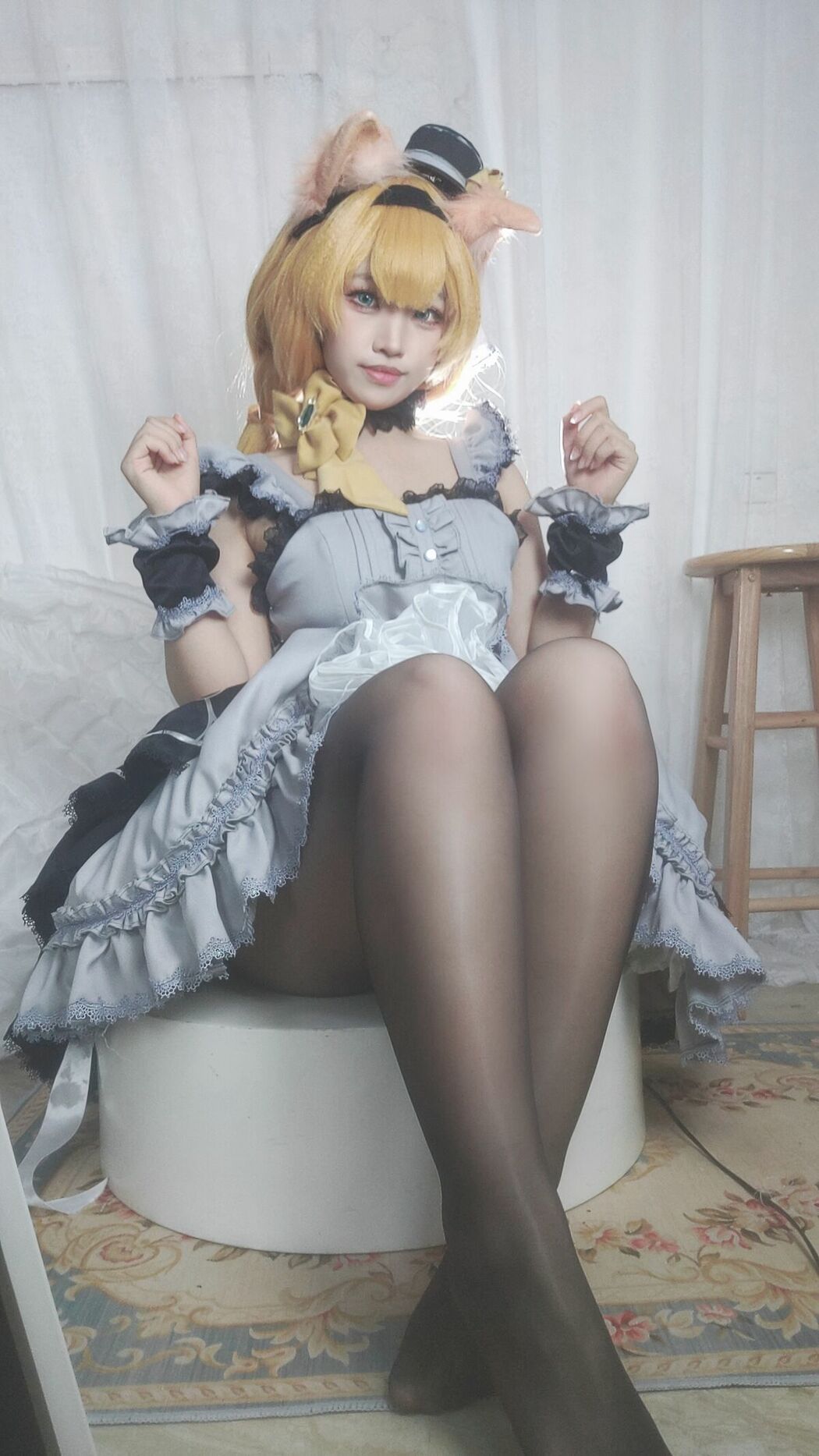 Coser@比奇堡黄塞方块 – 蔚蓝档案 玛丽偶像自拍 (31P – 4V)