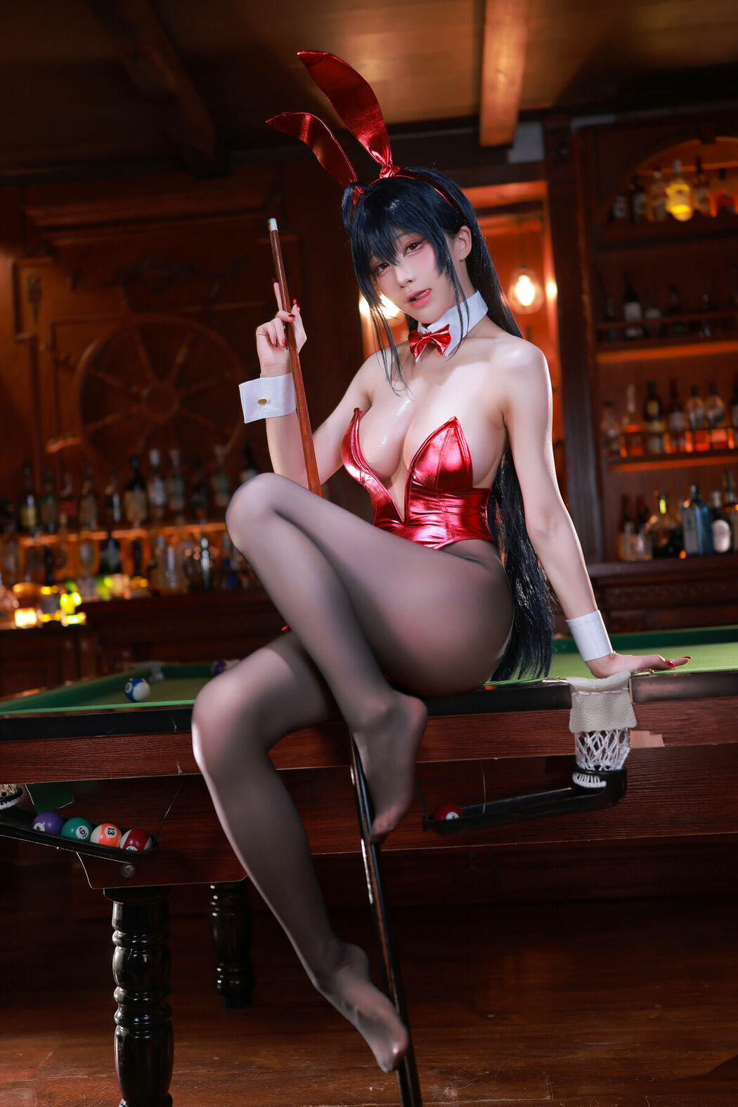 Coser@水淼Aqua – 碧蓝航线 Taihou_Bunny 大凤兔女郎 (59P)