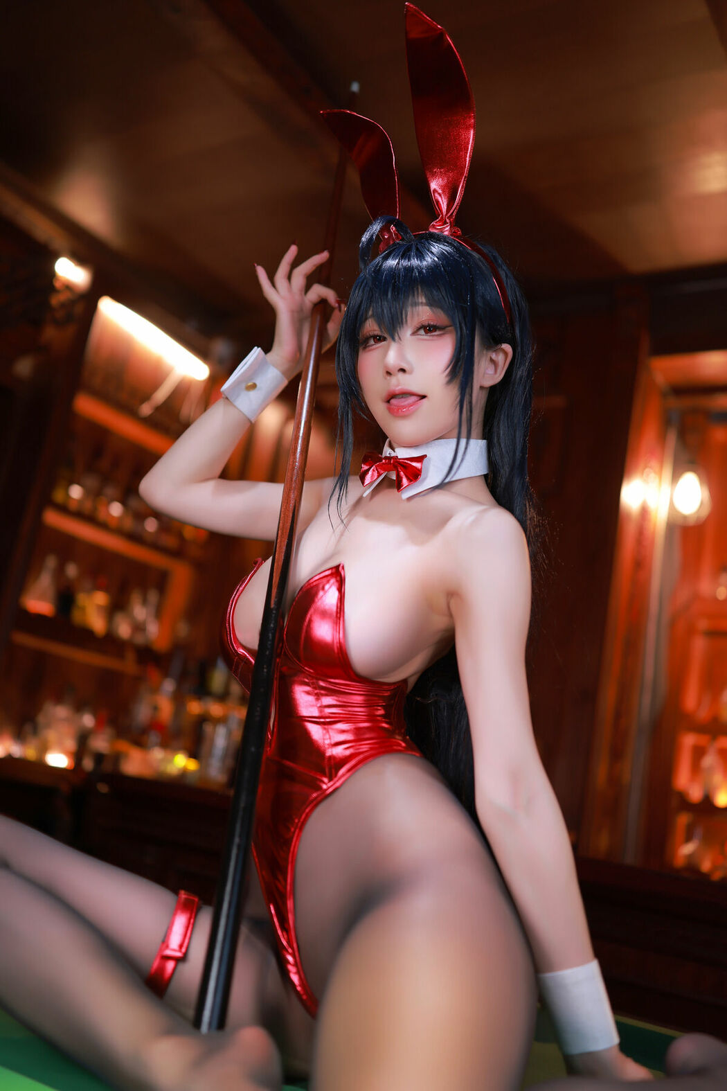 Coser@水淼Aqua – 碧蓝航线 Taihou_Bunny 大凤兔女郎 (59P)