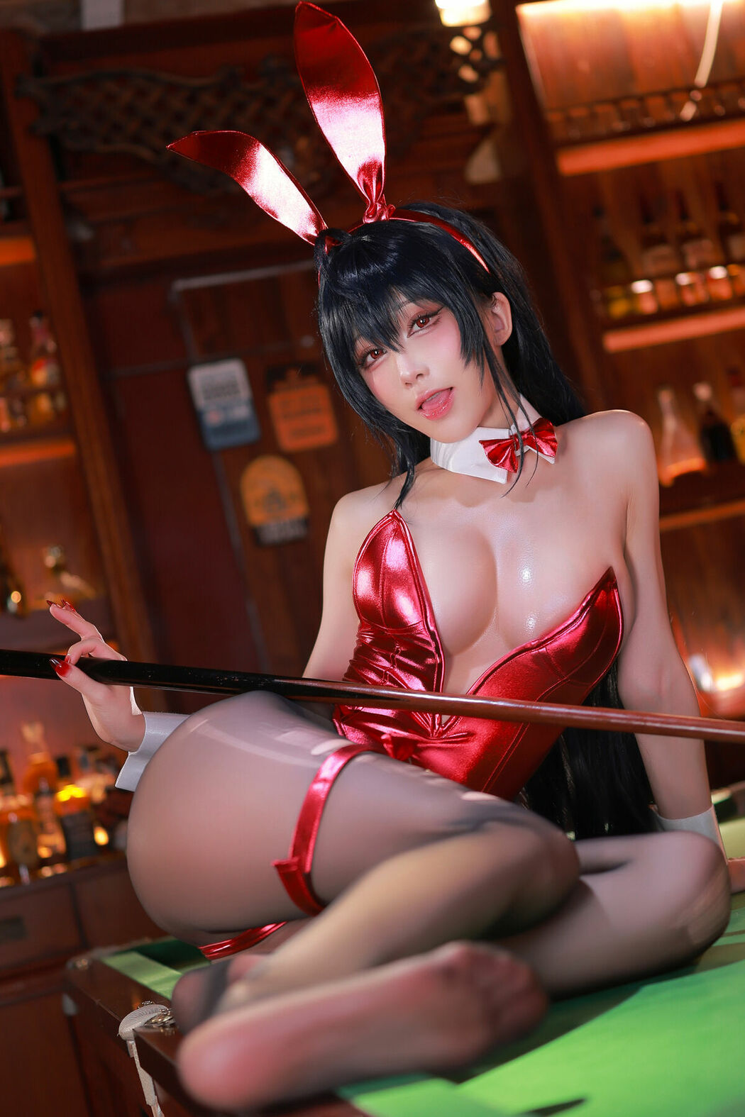 Coser@水淼Aqua – 碧蓝航线 Taihou_Bunny 大凤兔女郎 (59P)