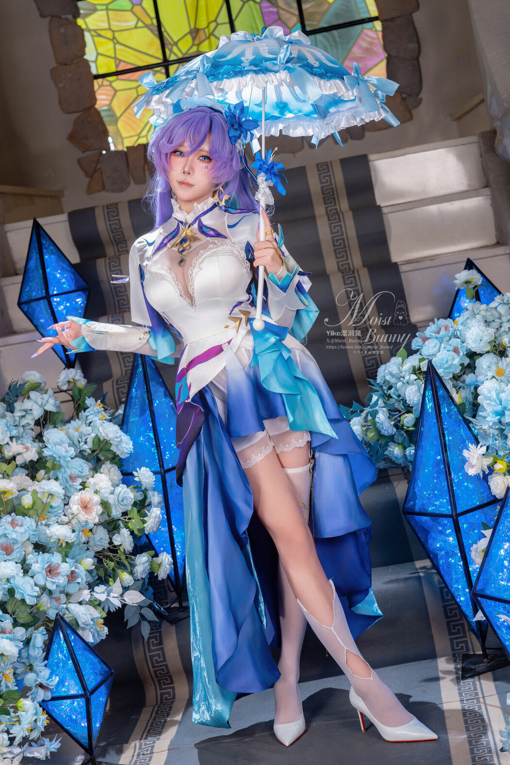 Coser@黏黏团子兔 – 09月作品 鸣潮坎特蕾拉 Part01 (55P – 3V)