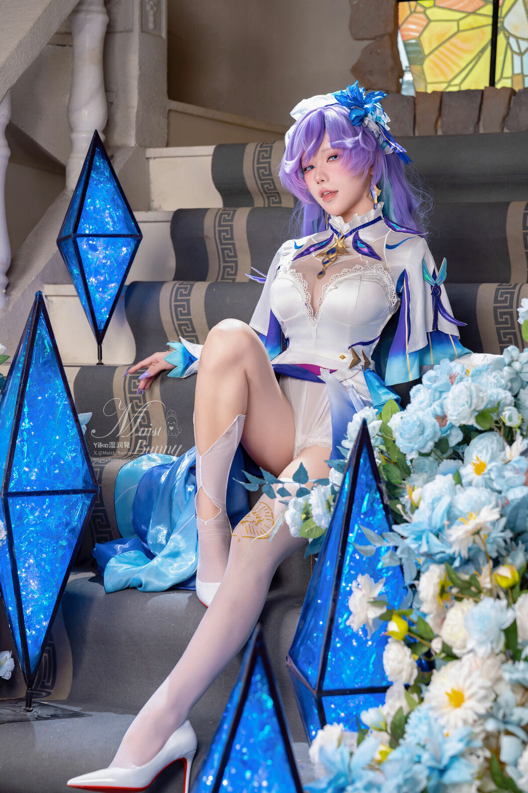 Coser@黏黏团子兔 – 09月作品 鸣潮坎特蕾拉 Part01 (55P – 3V)