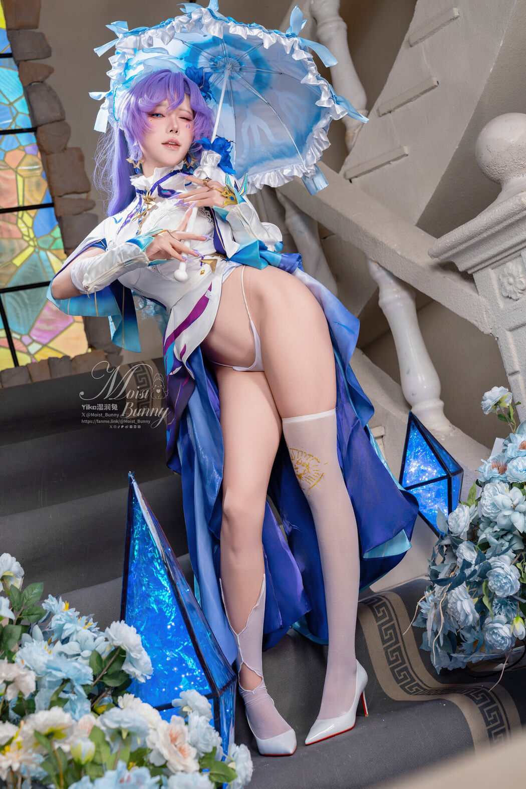 Coser@黏黏团子兔 – 09月作品 鸣潮坎特蕾拉 Part01 (55P – 3V)