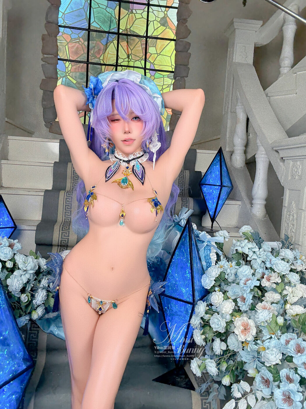 Coser@黏黏团子兔 – 09月作品 鸣潮坎特蕾拉 Part02 (54P)