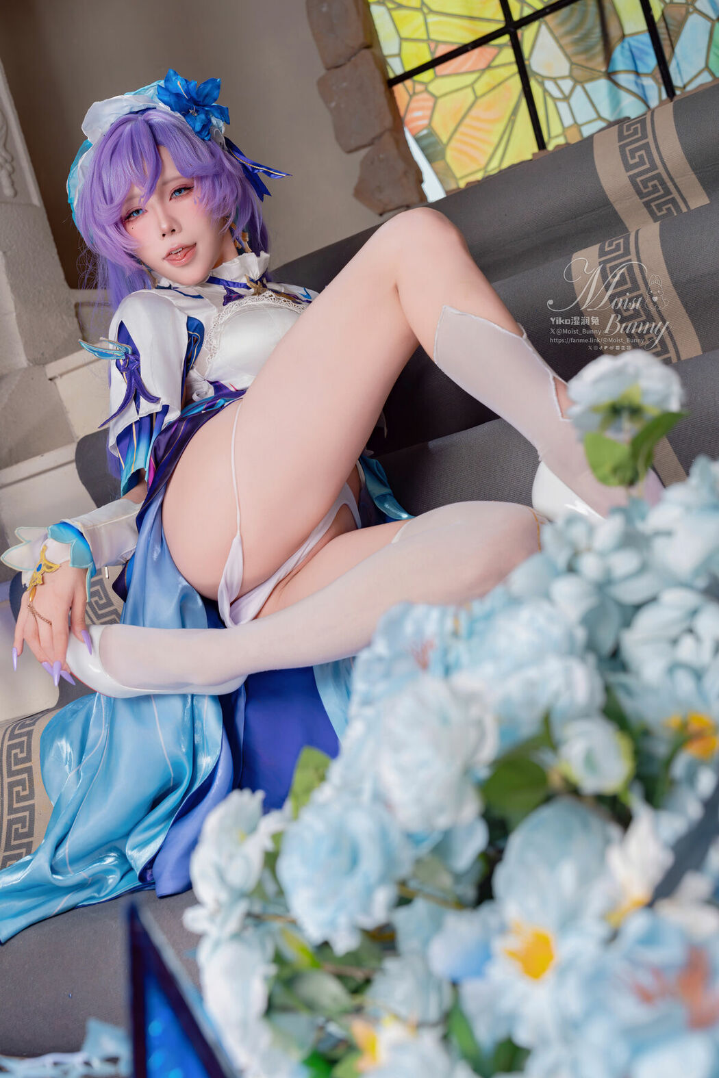 Coser@黏黏团子兔 – 09月作品 鸣潮坎特蕾拉 Part01 (55P – 3V)