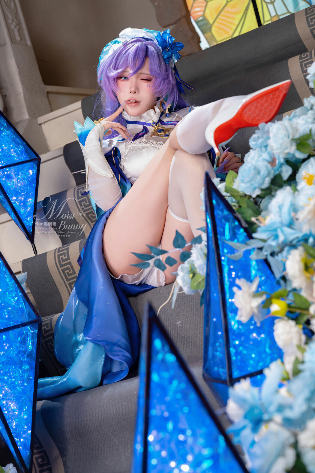 Coser@黏黏团子兔 – 09月作品 鸣潮坎特蕾拉 Part01 (55P – 3V)