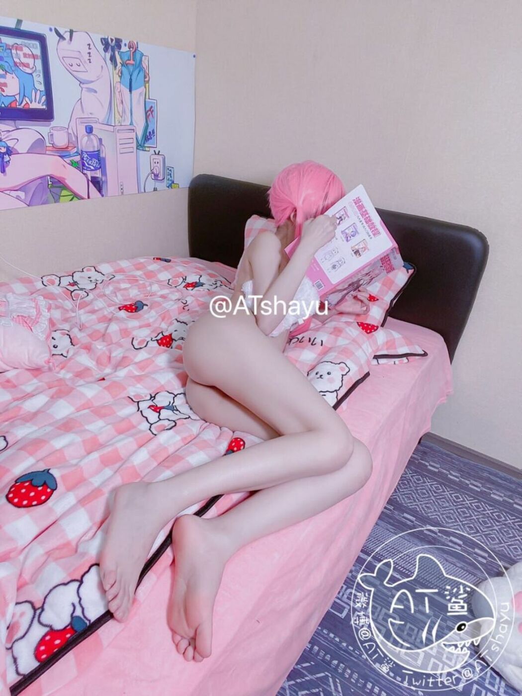 Coser@AT鲨 – 可爱毛毯 (44P)