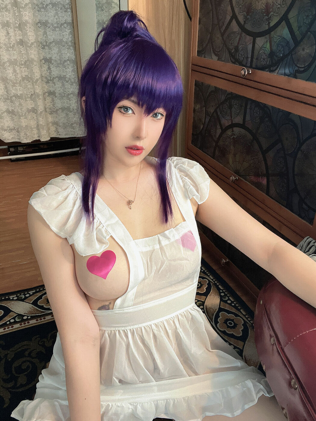 Coser@小容仔咕咕咕w – 毒岛学姐围裙 (39P)