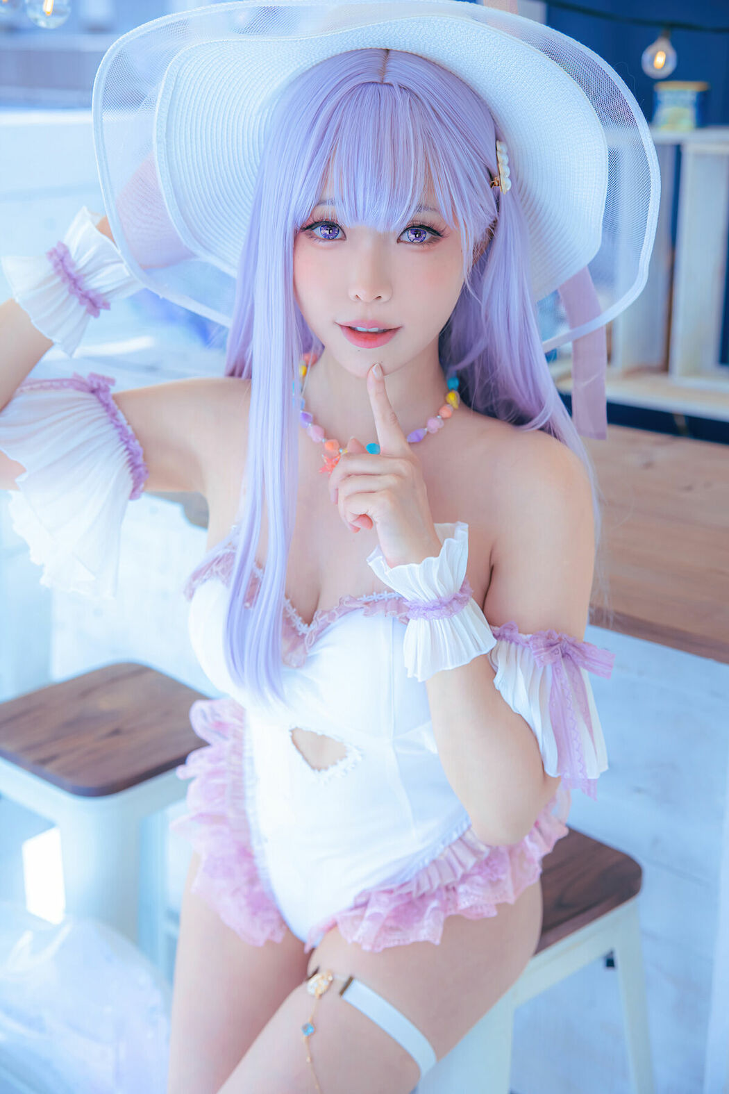 Coser@Ely_eee ElyEE子 – Plymouth Swimsuit (29P)
