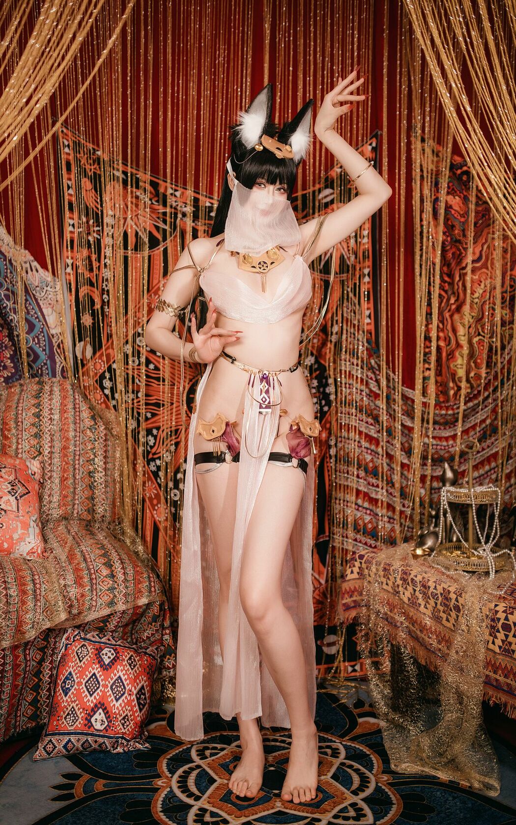 Coser@兔胖胖 – 碧蓝航线 武藏舞娘 (41P)