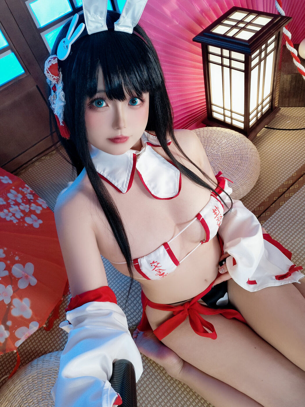 Coser@日奈娇 – 碧蓝航线-大山兔女郎 (47P)