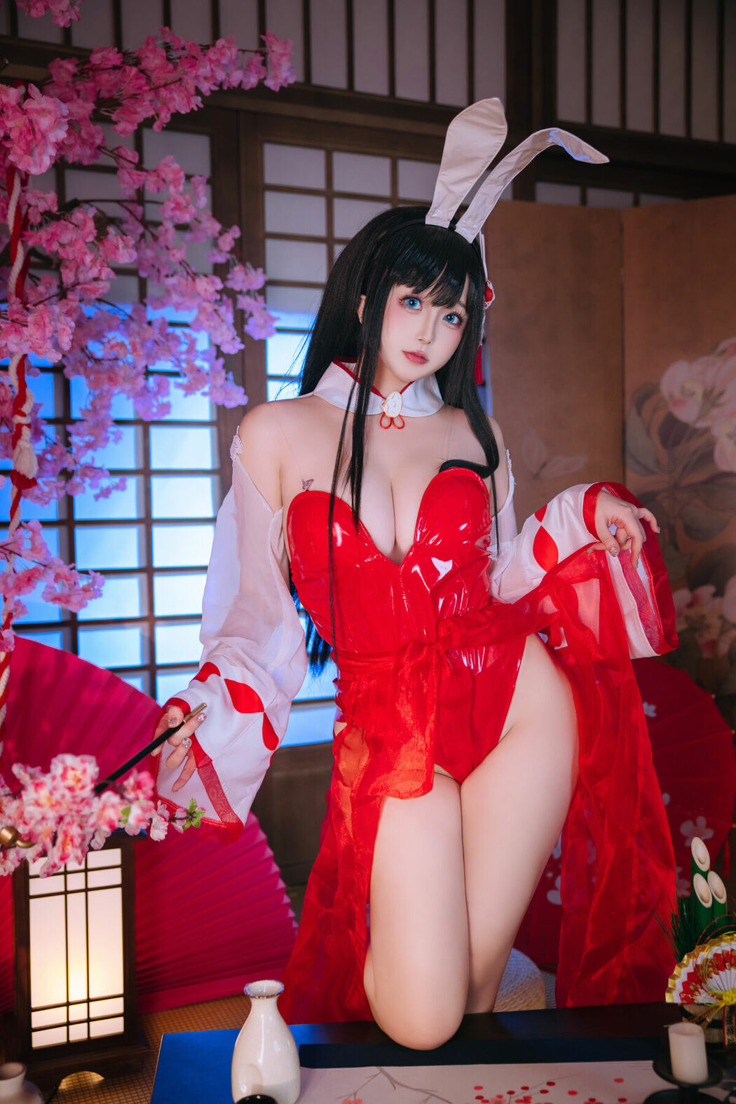 Coser@日奈娇 – 碧蓝航线-大山兔女郎 (47P)