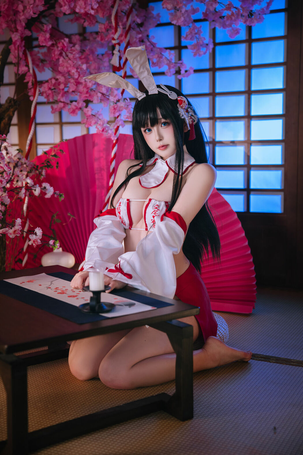 Coser@日奈娇 – 碧蓝航线-大山兔女郎 (47P)