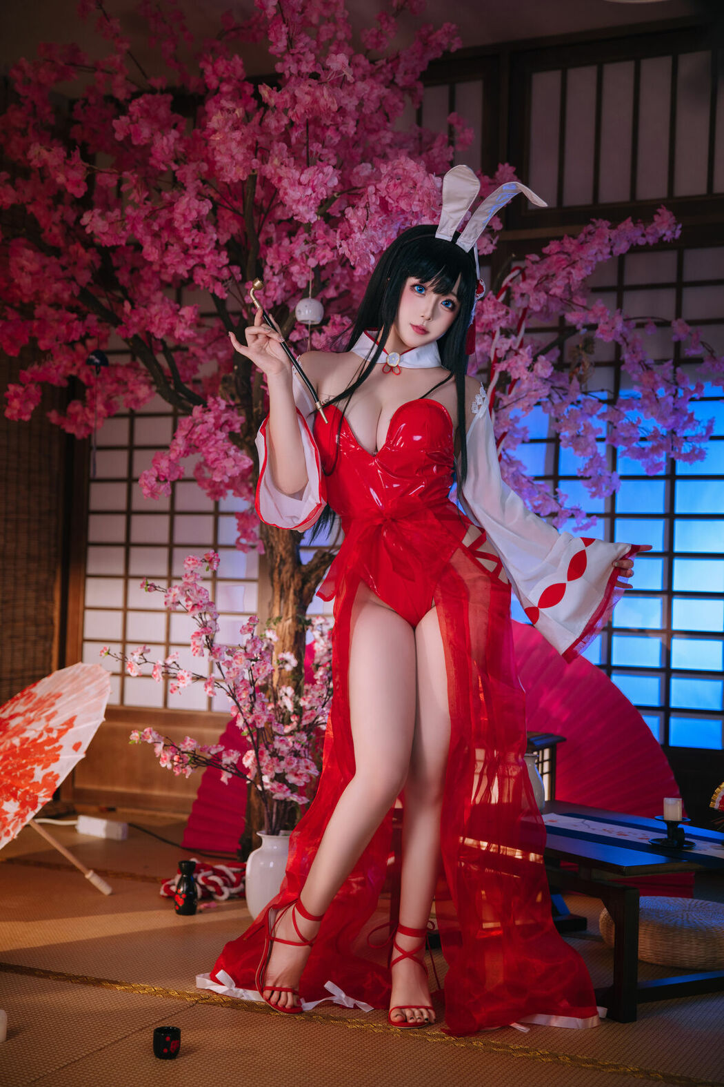 Coser@日奈娇 – 碧蓝航线-大山兔女郎 (47P)