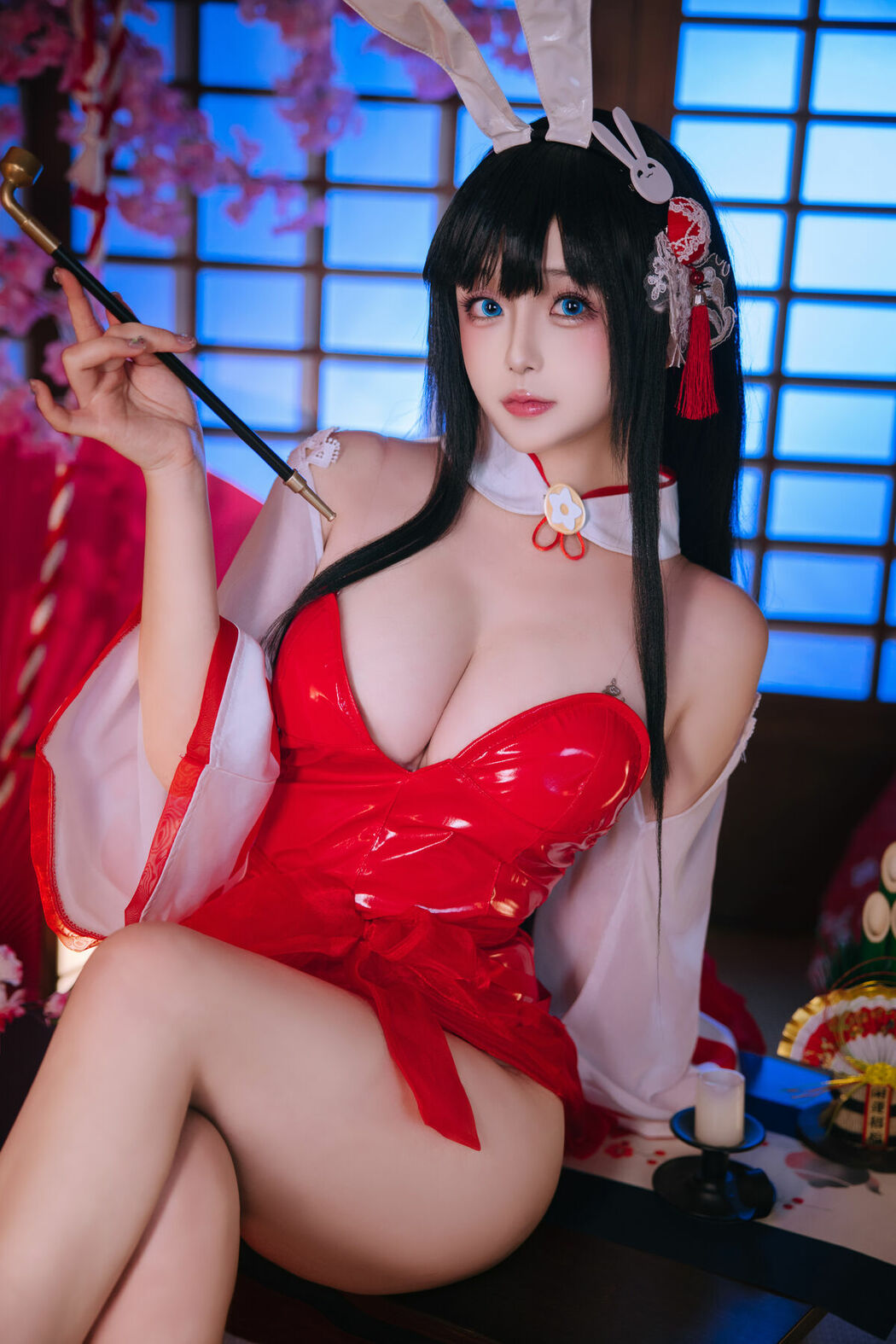 Coser@日奈娇 – 碧蓝航线-大山兔女郎 (47P)