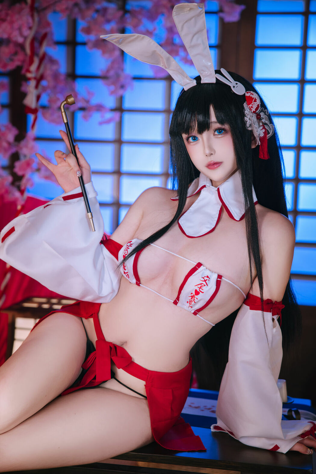 Coser@日奈娇 – 碧蓝航线-大山兔女郎 (47P)
