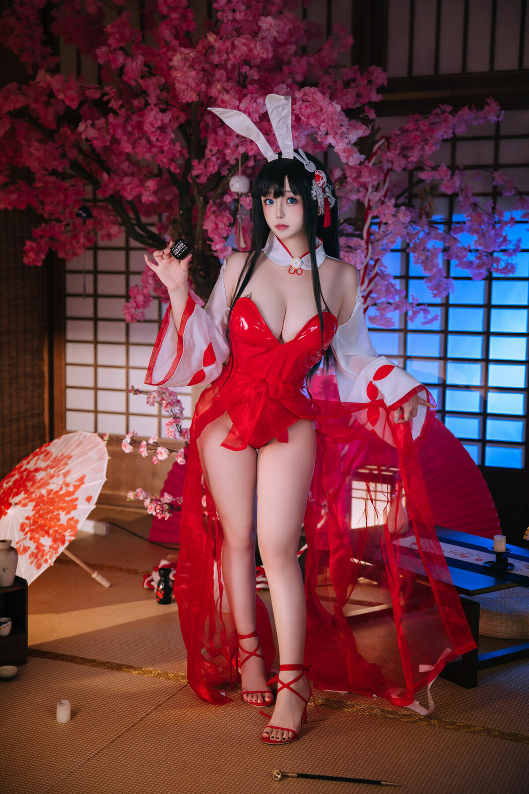 Coser@日奈娇 – 碧蓝航线-大山兔女郎 (47P)