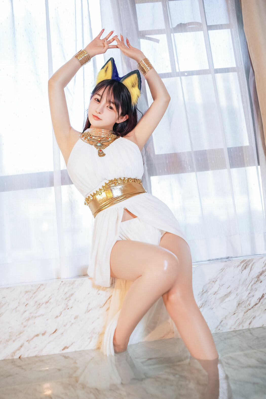 Coser@桜井宁宁 – 白色猫娘 Part01 (66P)