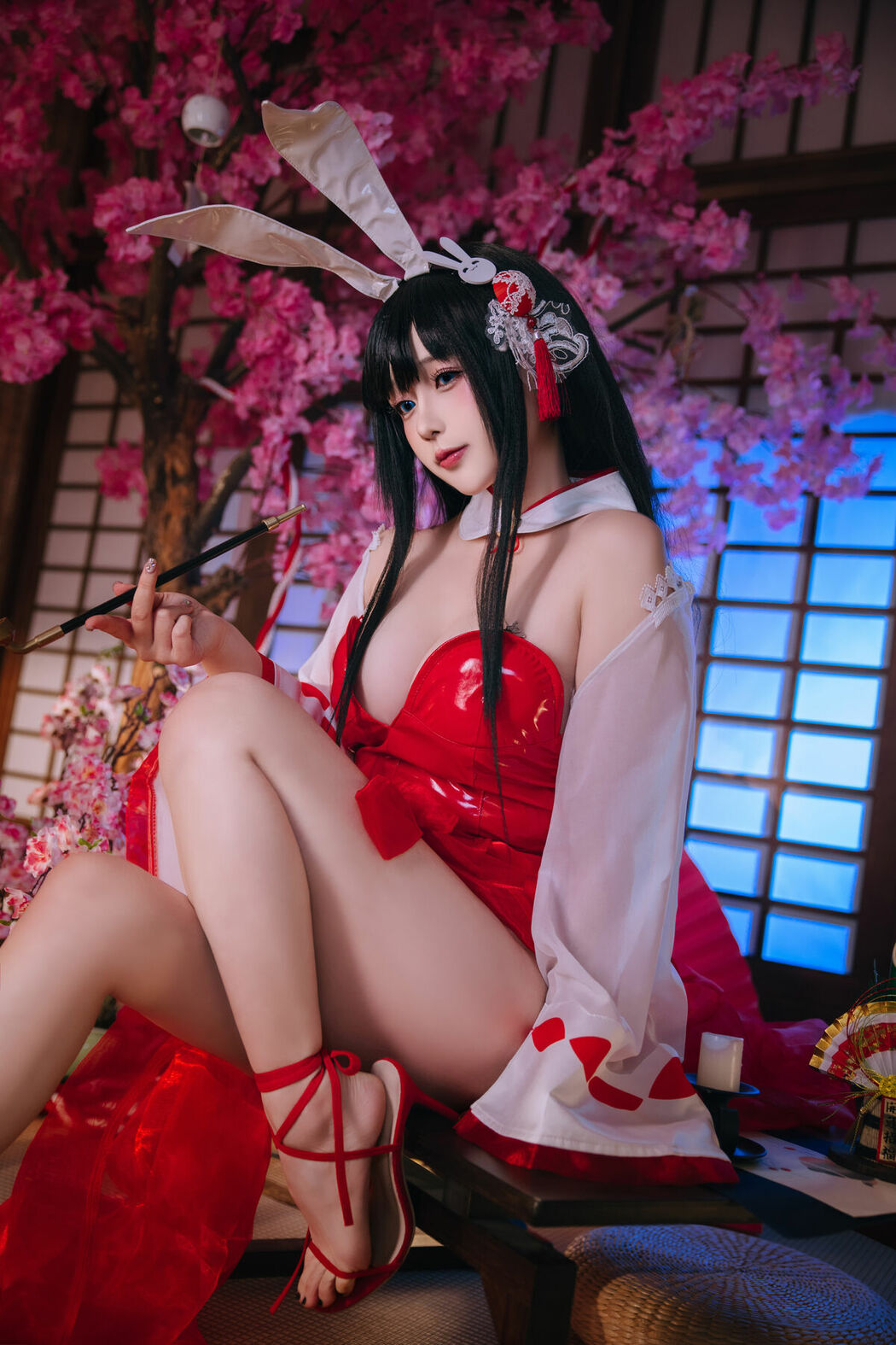 Coser@日奈娇 – 碧蓝航线-大山兔女郎 (47P)