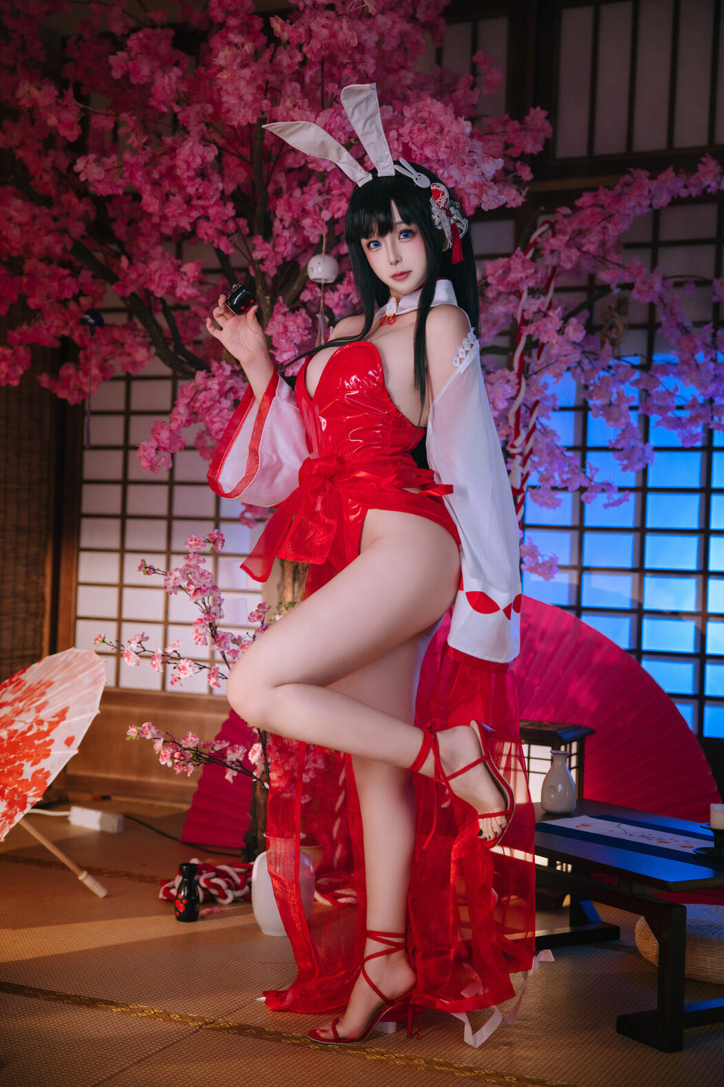 Coser@日奈娇 – 碧蓝航线-大山兔女郎 (47P)
