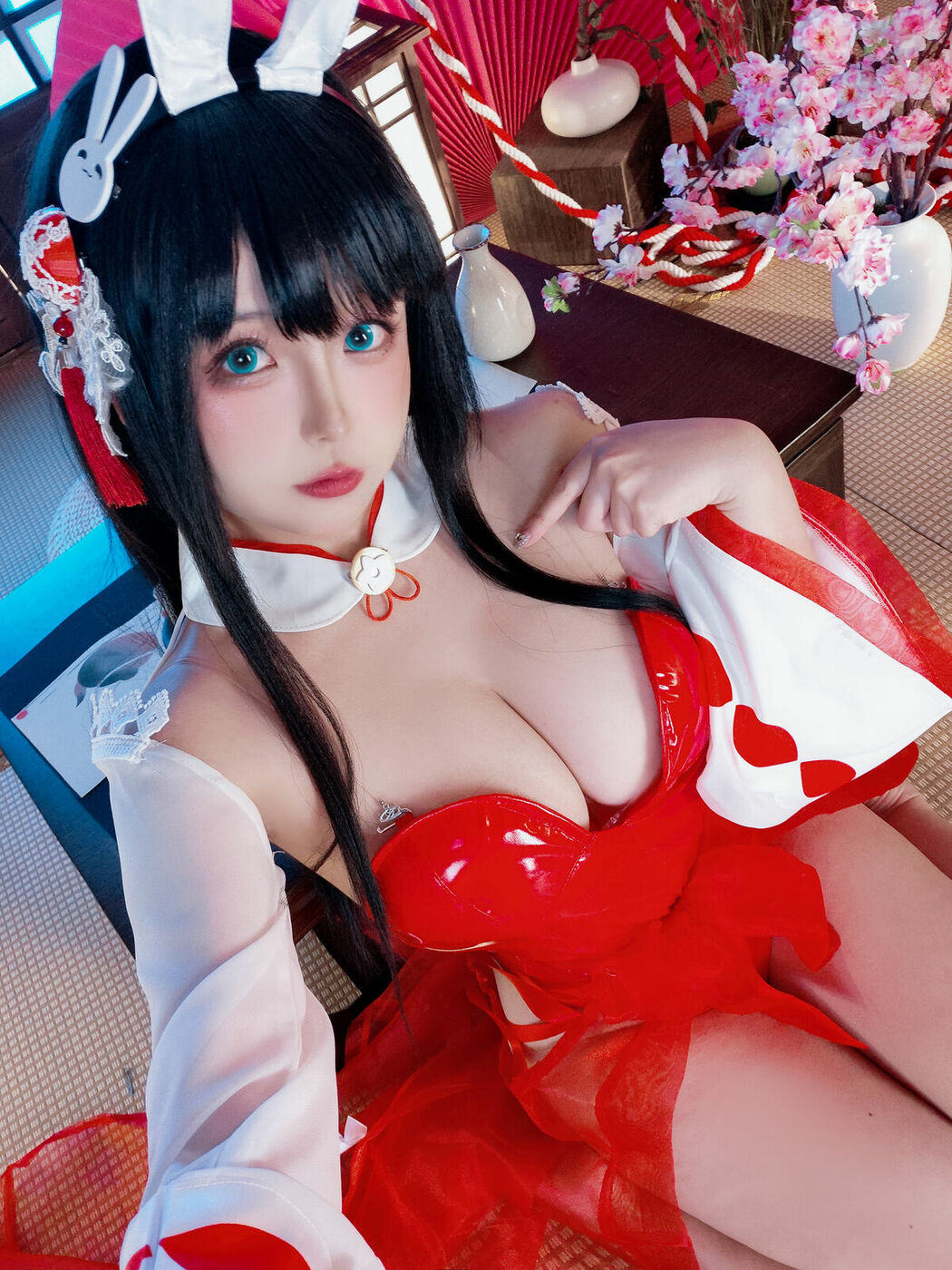 Coser@日奈娇 – 碧蓝航线-大山兔女郎 (47P)