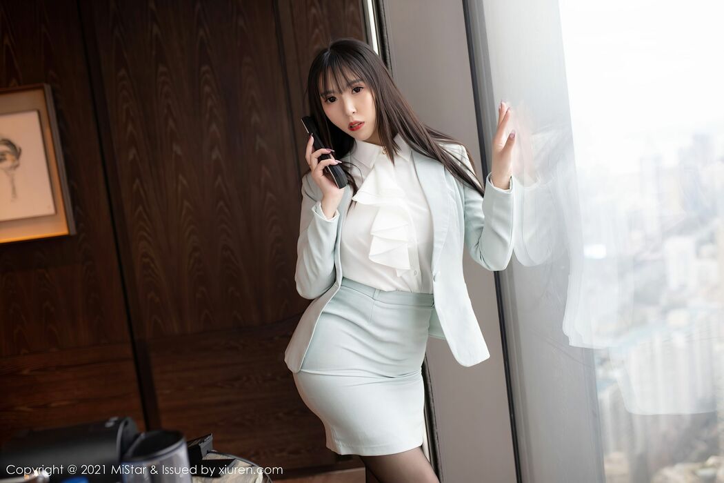 [MiStar] Vol.328 Waveletu &ndash; Workplace Uniform Black Silk OL Series