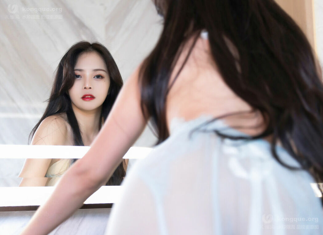 Coser@苏嫣嫣阿姨 – 蓝色薄纱裙 (39P – 4V)