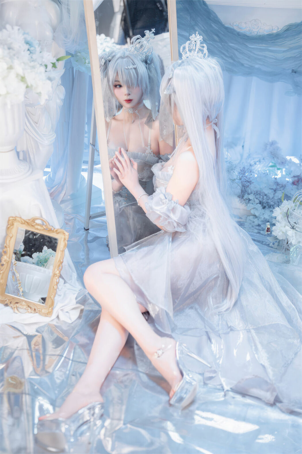 Coser@轩萧学姐 – Nikke胜利女神 灰姑娘 水晶公主 (41P)