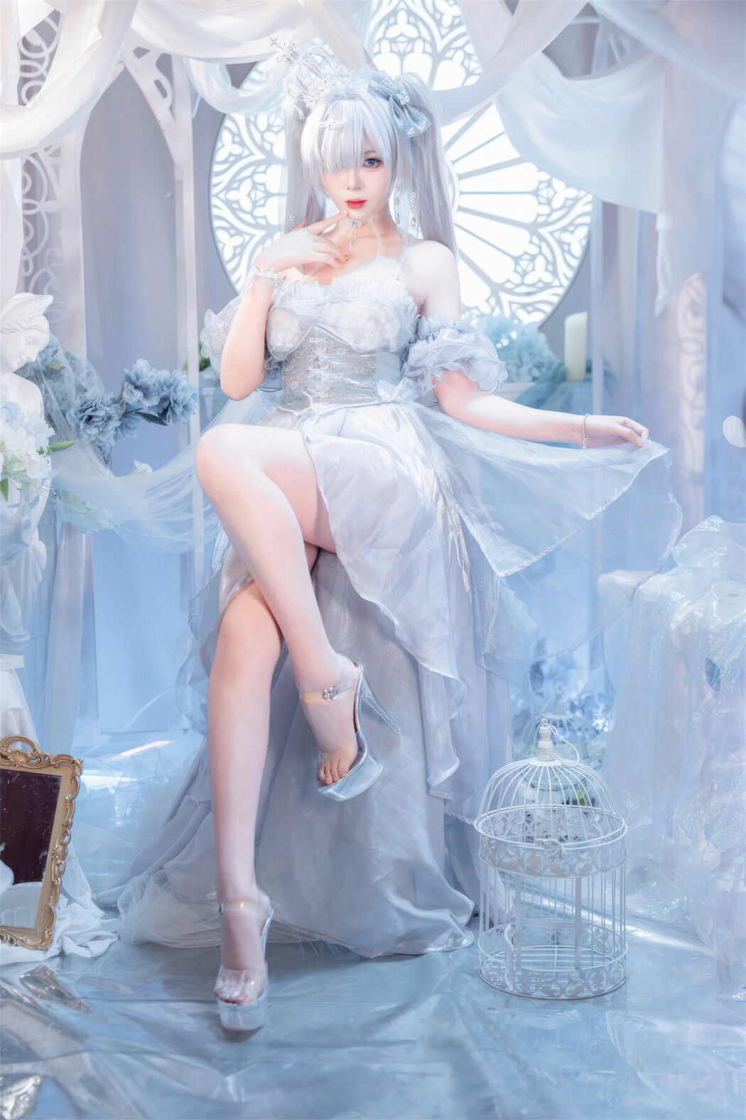 Coser@轩萧学姐 – Nikke胜利女神 灰姑娘 水晶公主 (41P)