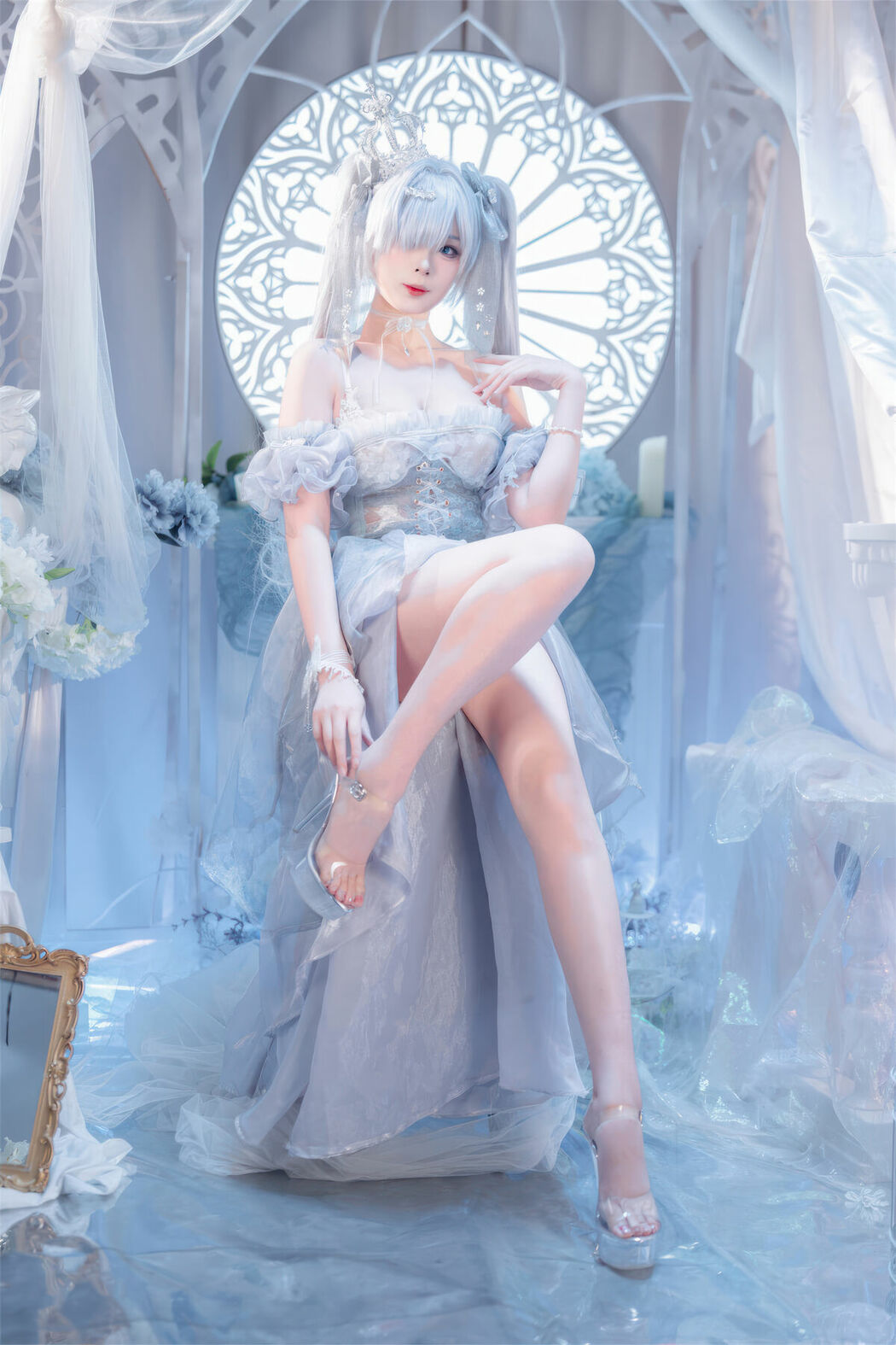 Coser@轩萧学姐 – Nikke胜利女神 灰姑娘 水晶公主 (41P)