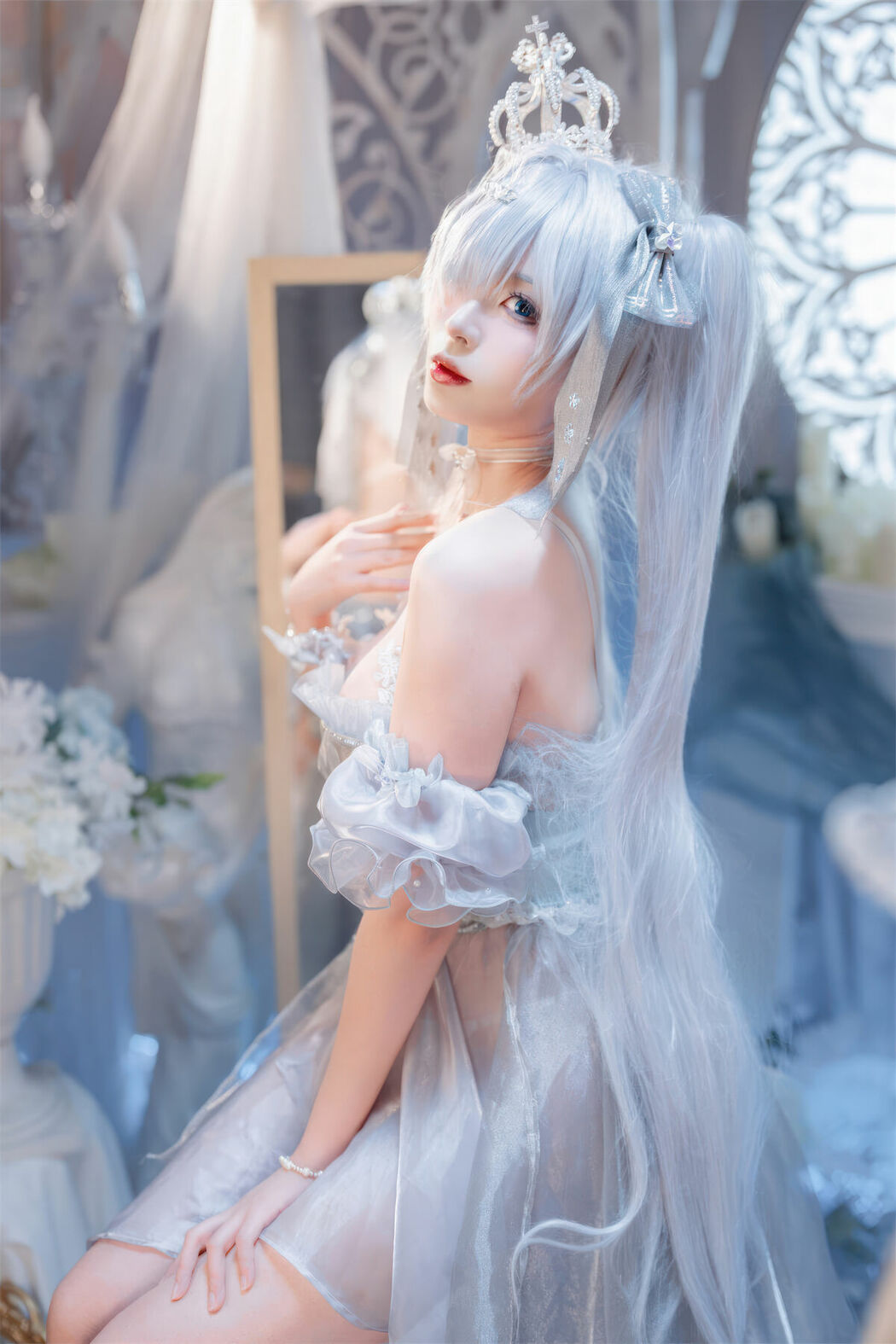 Coser@轩萧学姐 – Nikke胜利女神 灰姑娘 水晶公主 (41P)