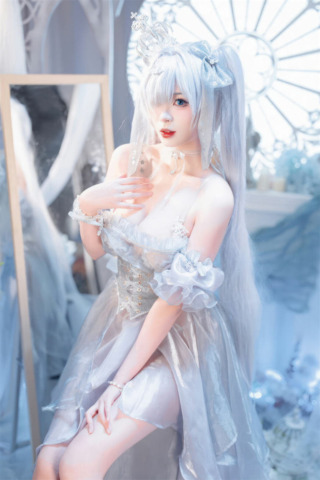 Coser@轩萧学姐 – Nikke胜利女神 灰姑娘 水晶公主 (41P)