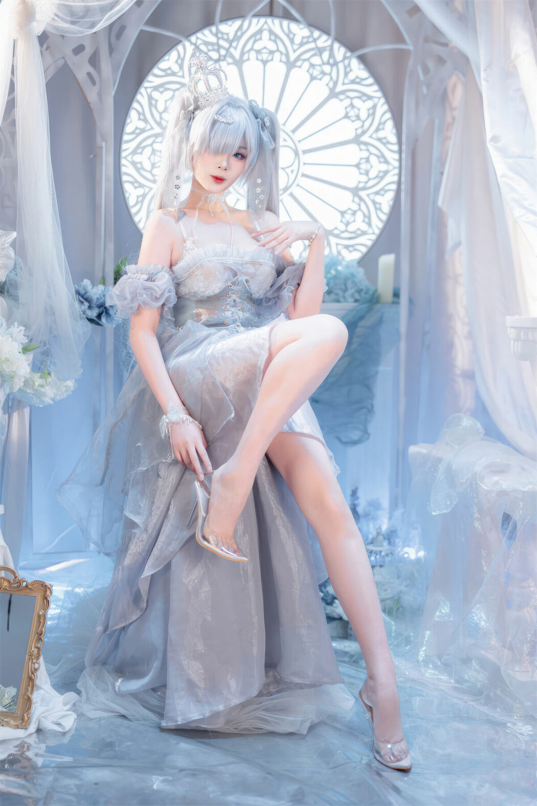 Coser@轩萧学姐 – Nikke胜利女神 灰姑娘 水晶公主 (41P)