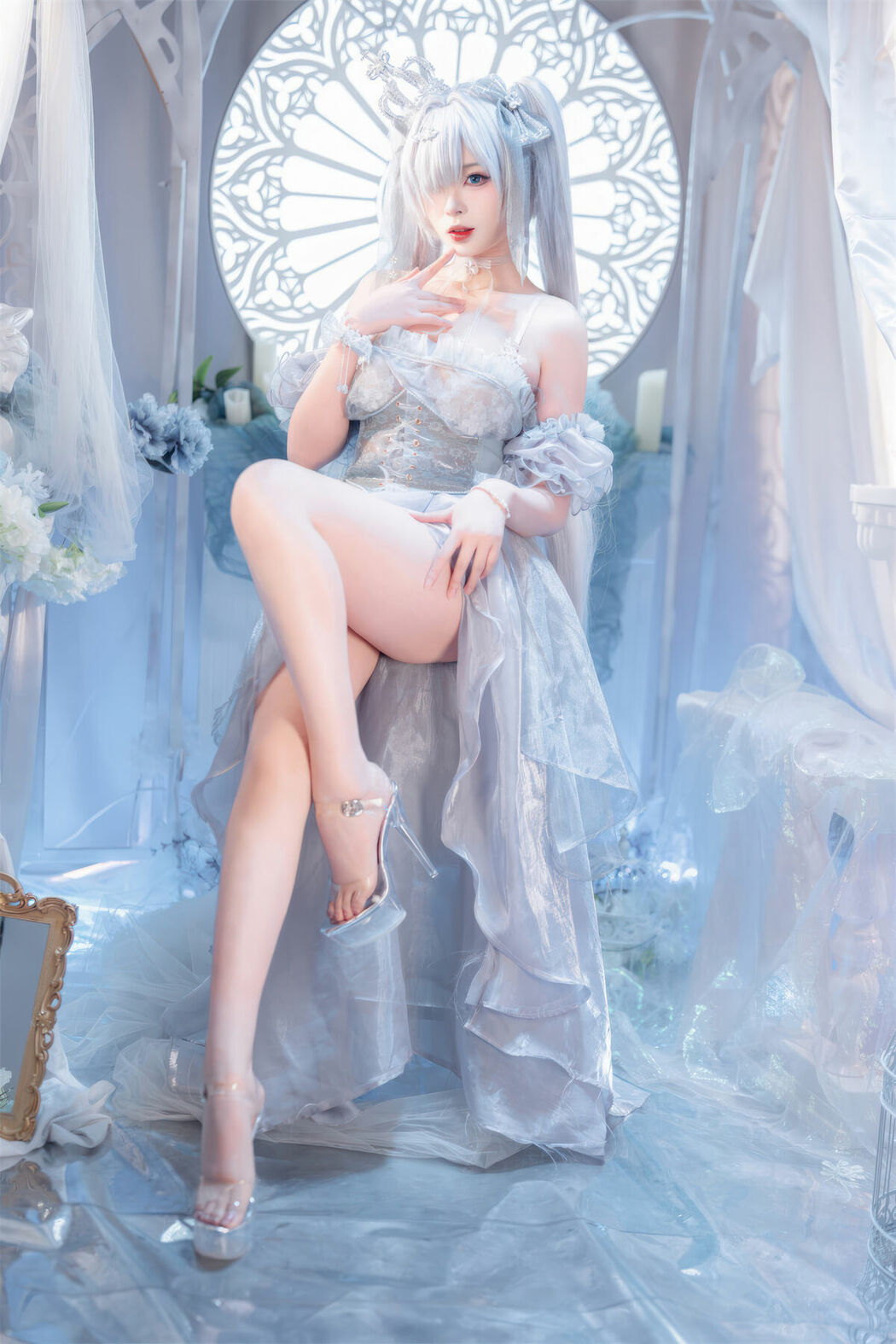 Coser@轩萧学姐 – Nikke胜利女神 灰姑娘 水晶公主 (41P)