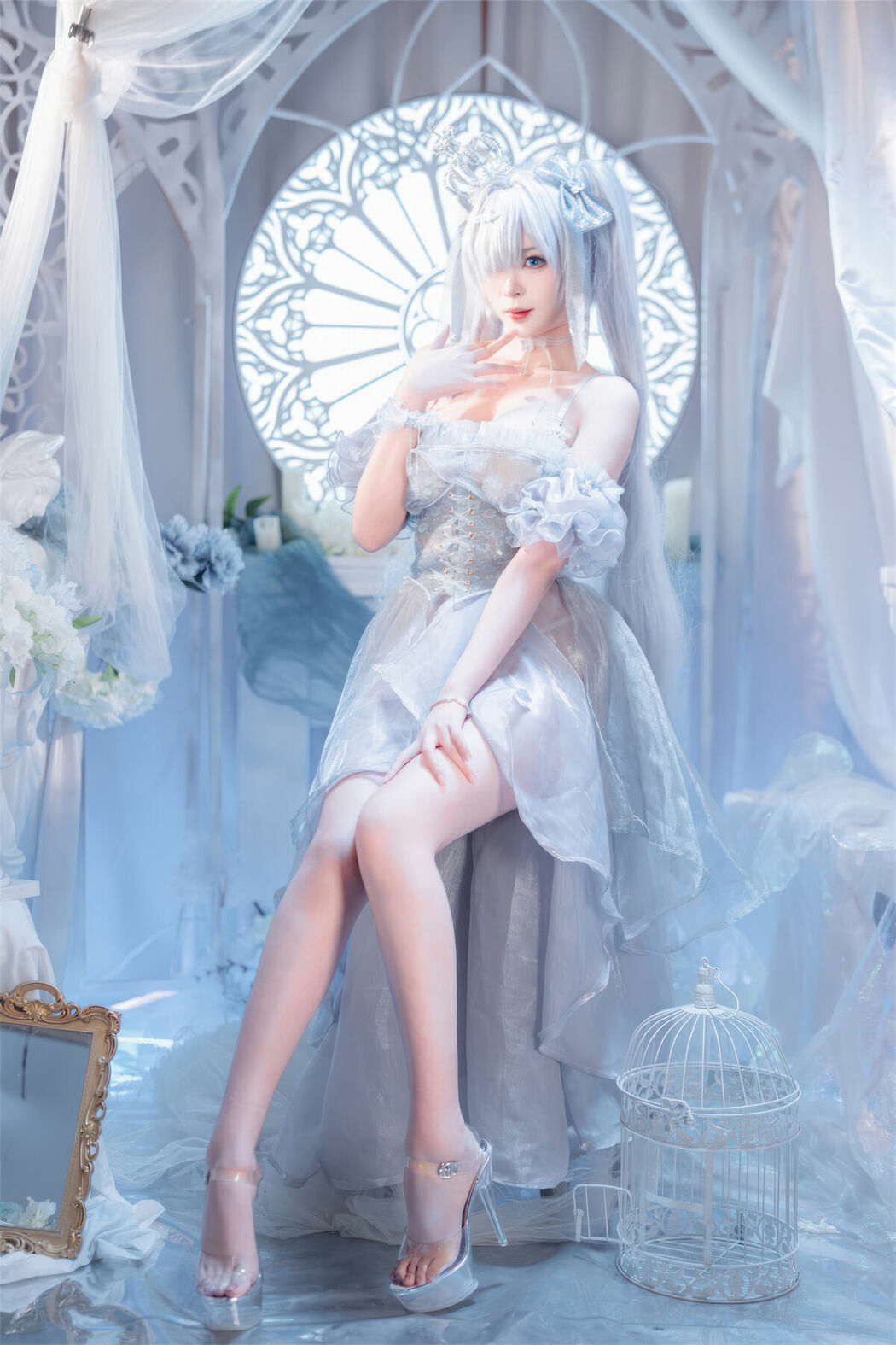 Coser@轩萧学姐 – Nikke胜利女神 灰姑娘 水晶公主 (41P)