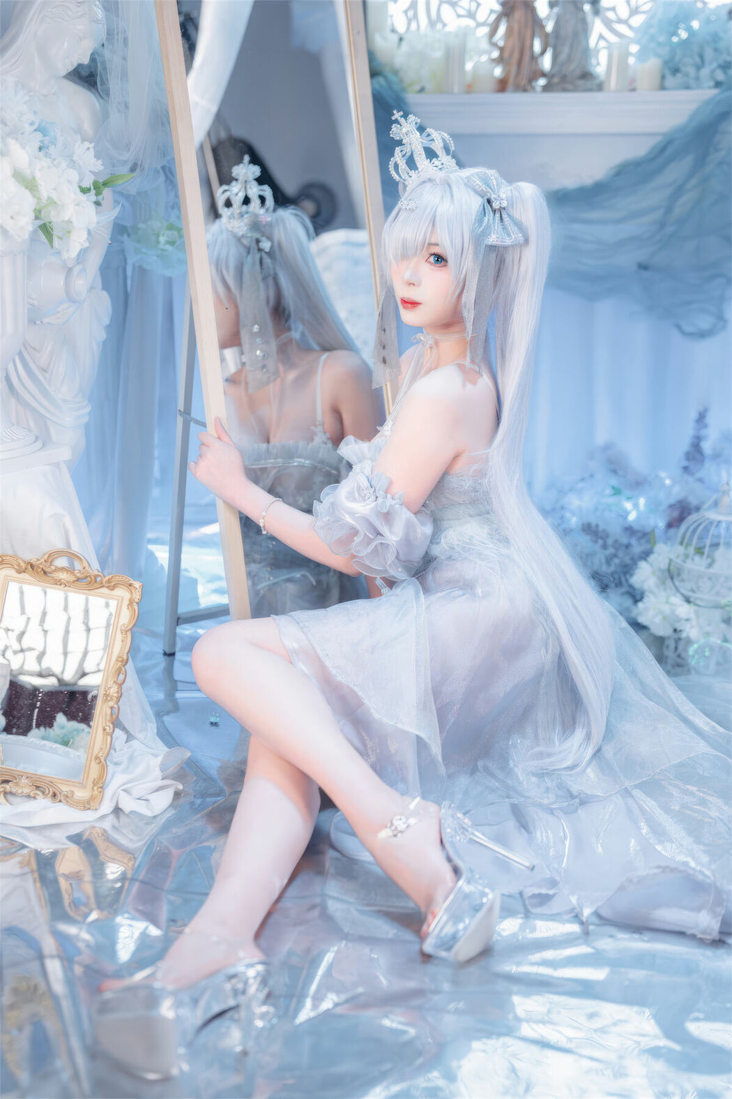 Coser@轩萧学姐 – Nikke胜利女神 灰姑娘 水晶公主 (41P)