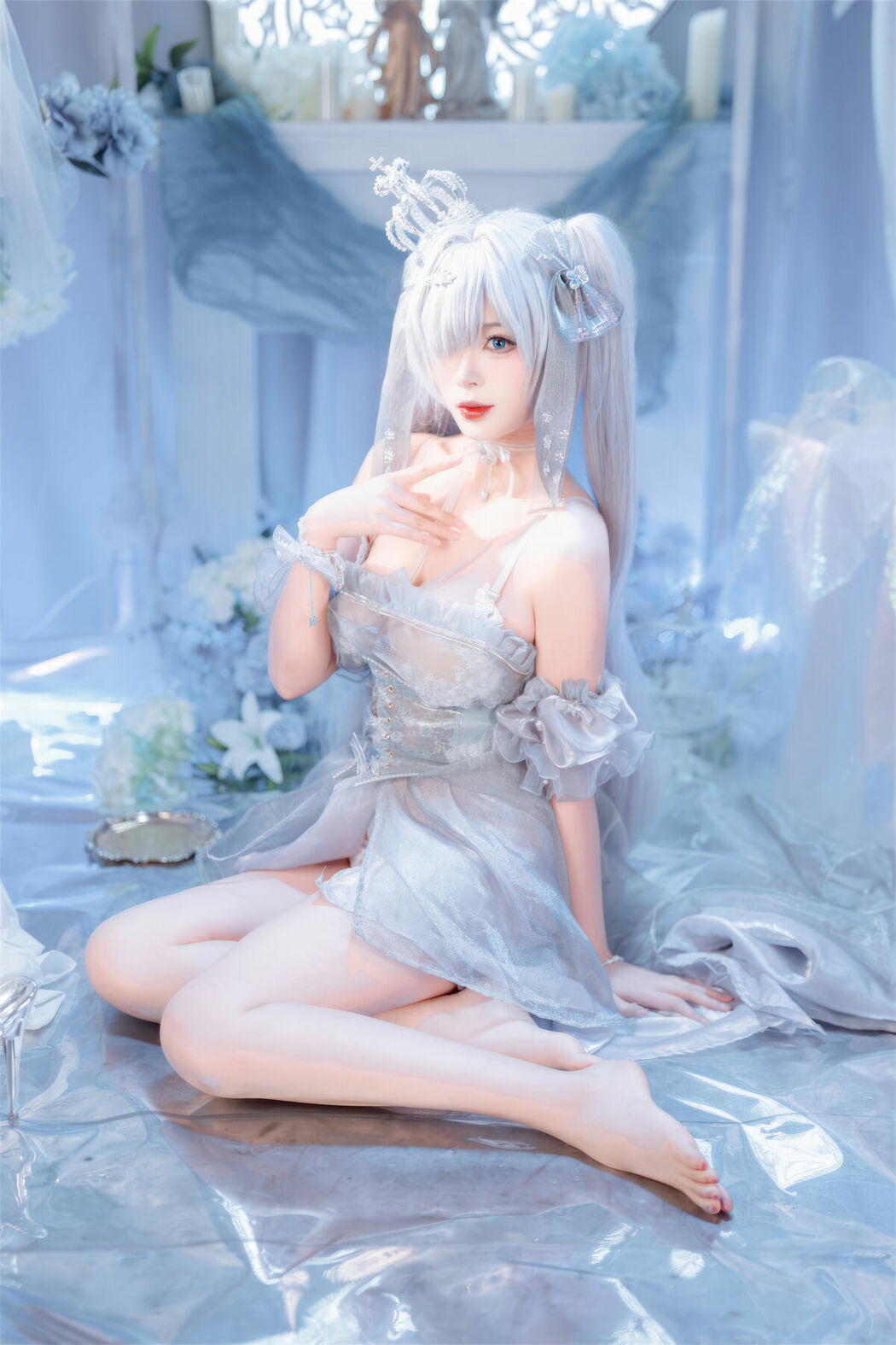 Coser@轩萧学姐 – Nikke胜利女神 灰姑娘 水晶公主 (41P)