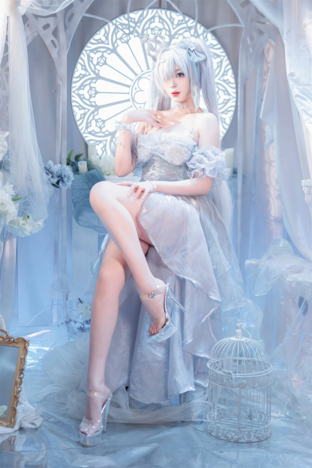 Coser@轩萧学姐 – Nikke胜利女神 灰姑娘 水晶公主 (41P)