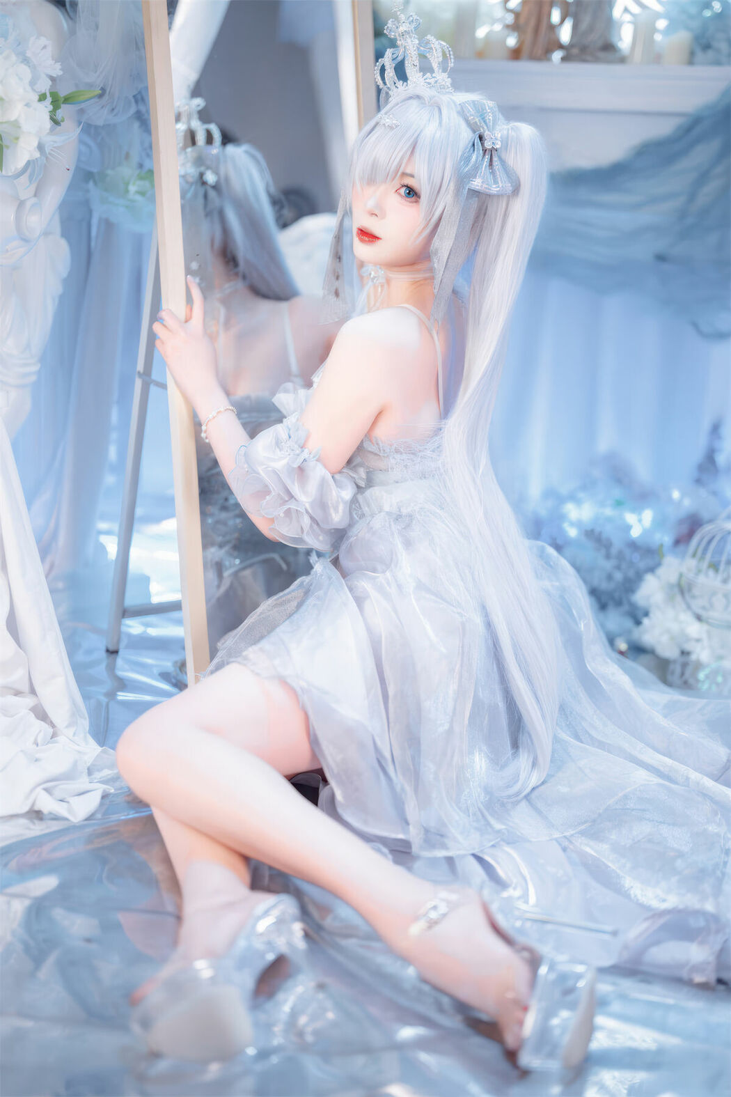 Coser@轩萧学姐 – Nikke胜利女神 灰姑娘 水晶公主 (41P)