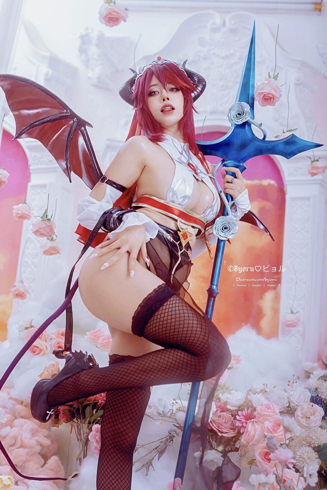 Coser@Byoru – Rosaria Succubus Genshin Impact (62P)