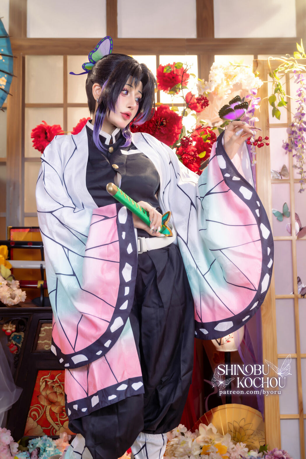 Coser@Byoru – Shinobu Kochou HD – 鬼灭之刃 蝴蝶忍 (73P – 27V)