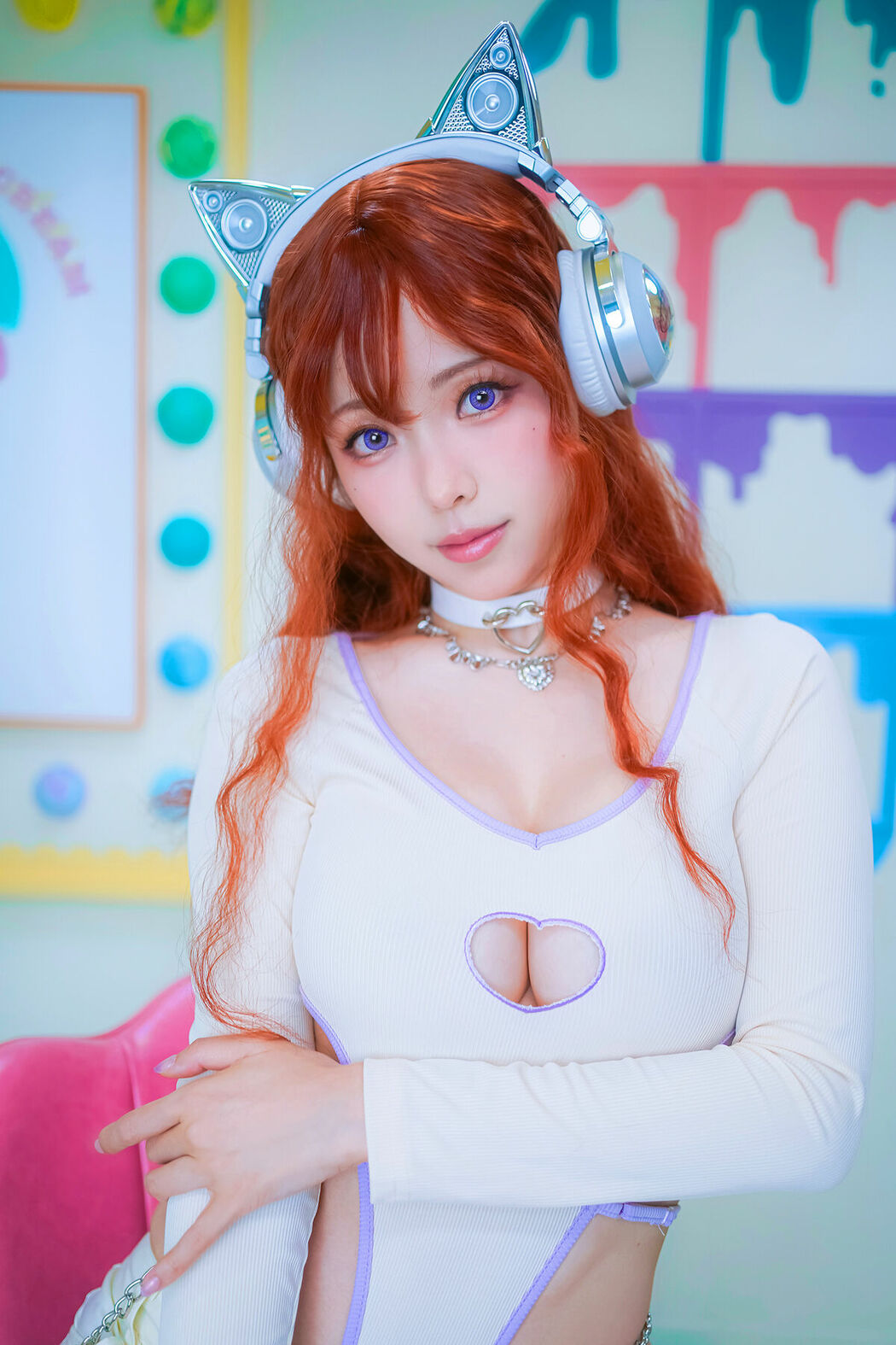 Coser@Ely_eee ElyEE子 – Maoin Y2K貓音 (26P – 3V)