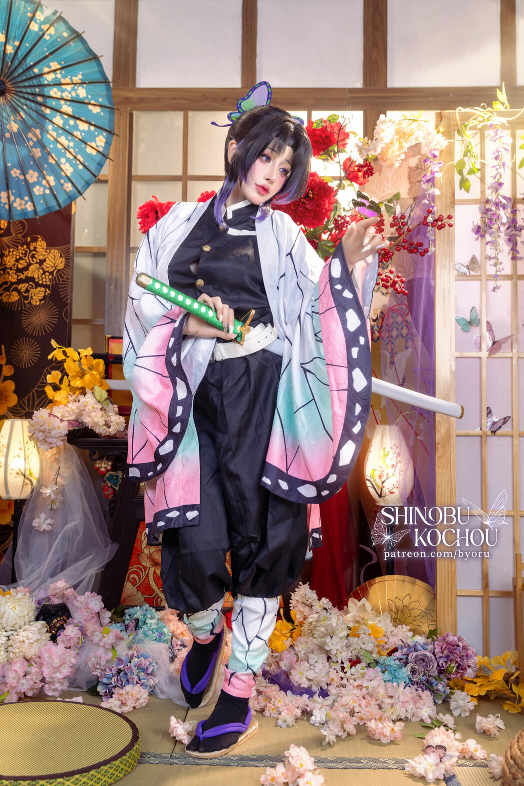 Coser@Byoru – Shinobu Kochou HD – 鬼灭之刃 蝴蝶忍 (73P – 27V)